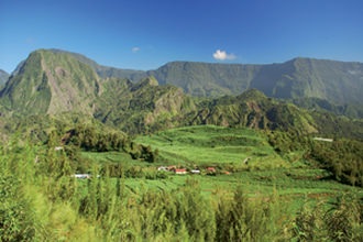 Paysage de l'ile de la Réunion