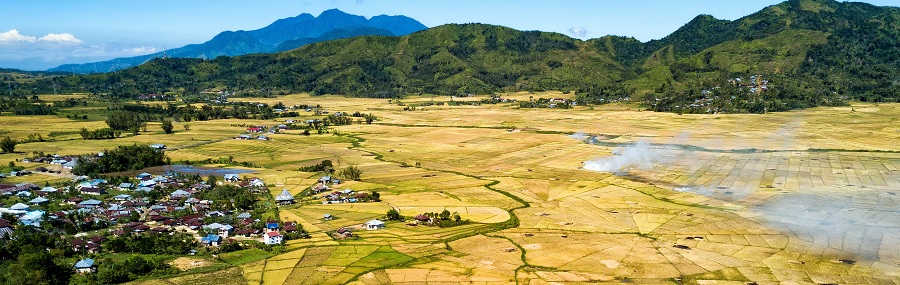 Paysage de l'Indonésie