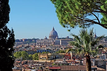 Pincio avec vue sur rome